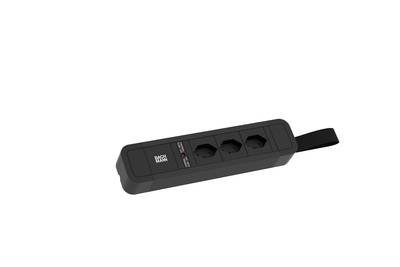 Bachmann 350076 Steckdosenleiste Schwarz 1 St.