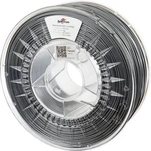 Spectrum Filaments 80407 PET-G HT100 Filament PETG hitzebeständig, chemisch beständig 1.75 mm 1000 g Silver Steel, Silbe