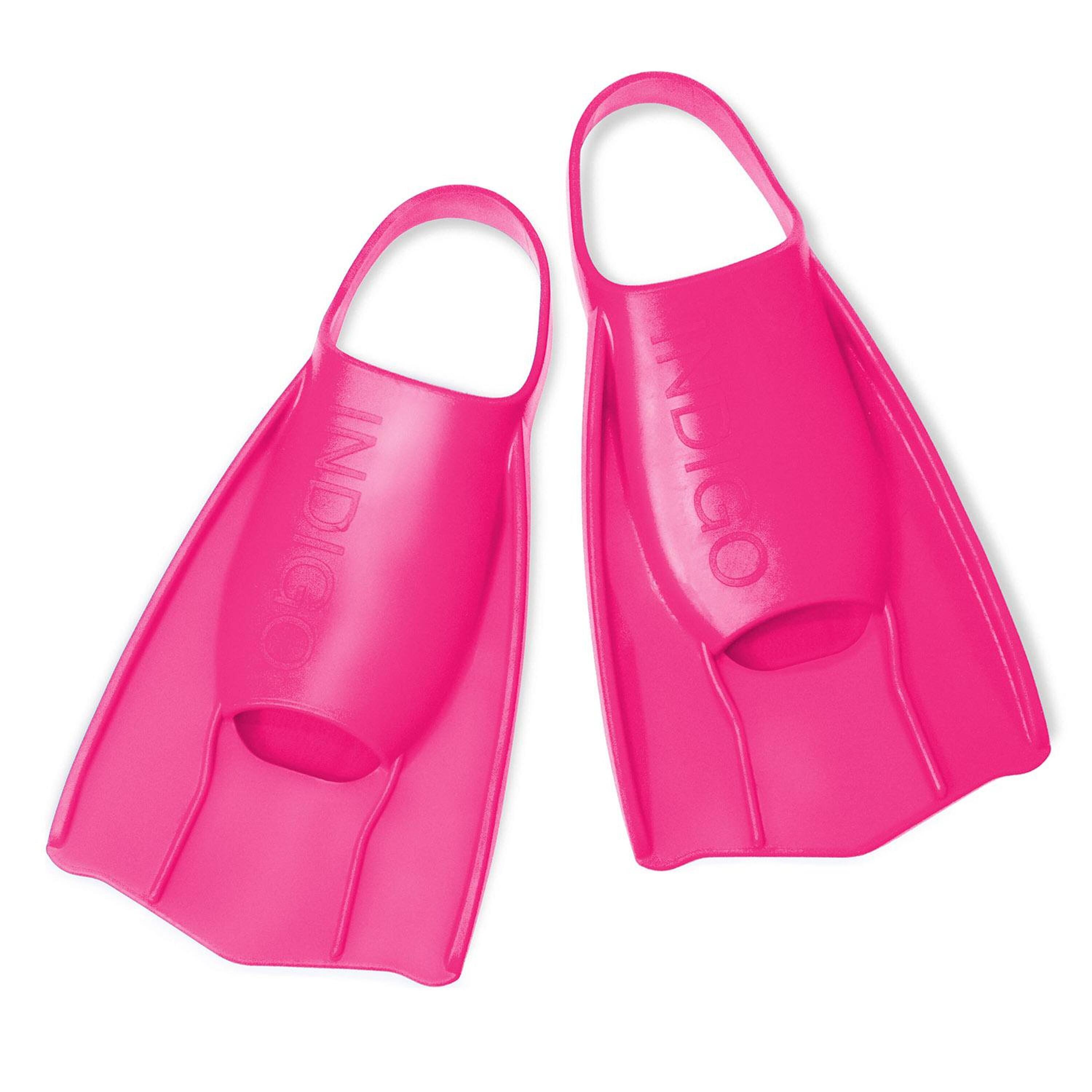 INDIGO SPORTS Aletas de Natación INDIGO de Talón Abierto para Entrenamiento Piscina y Snorkel