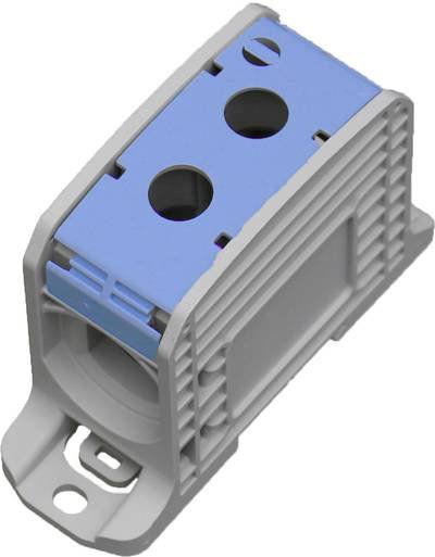 HoraeTec 087810-1-3 Reihenklemme PA Lichtgrau (RAL 7035), Blau 1polig 310 A, 250 A 600 V Leiter-Typ = N