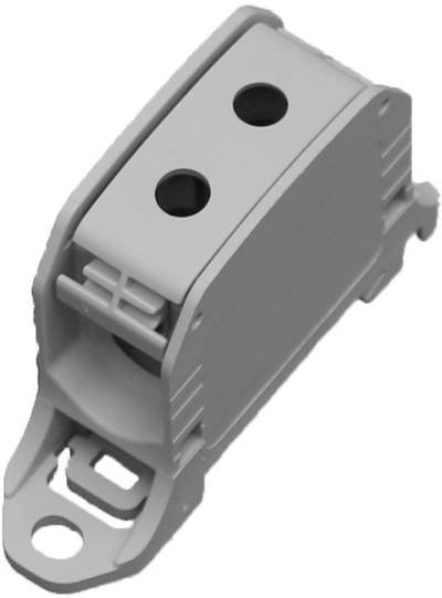 HoraeTec 087310-0-3 Reihenklemme PA Lichtgrau (RAL 7035) 1polig 150 A, 120 A 600 V Leiter-Typ = L