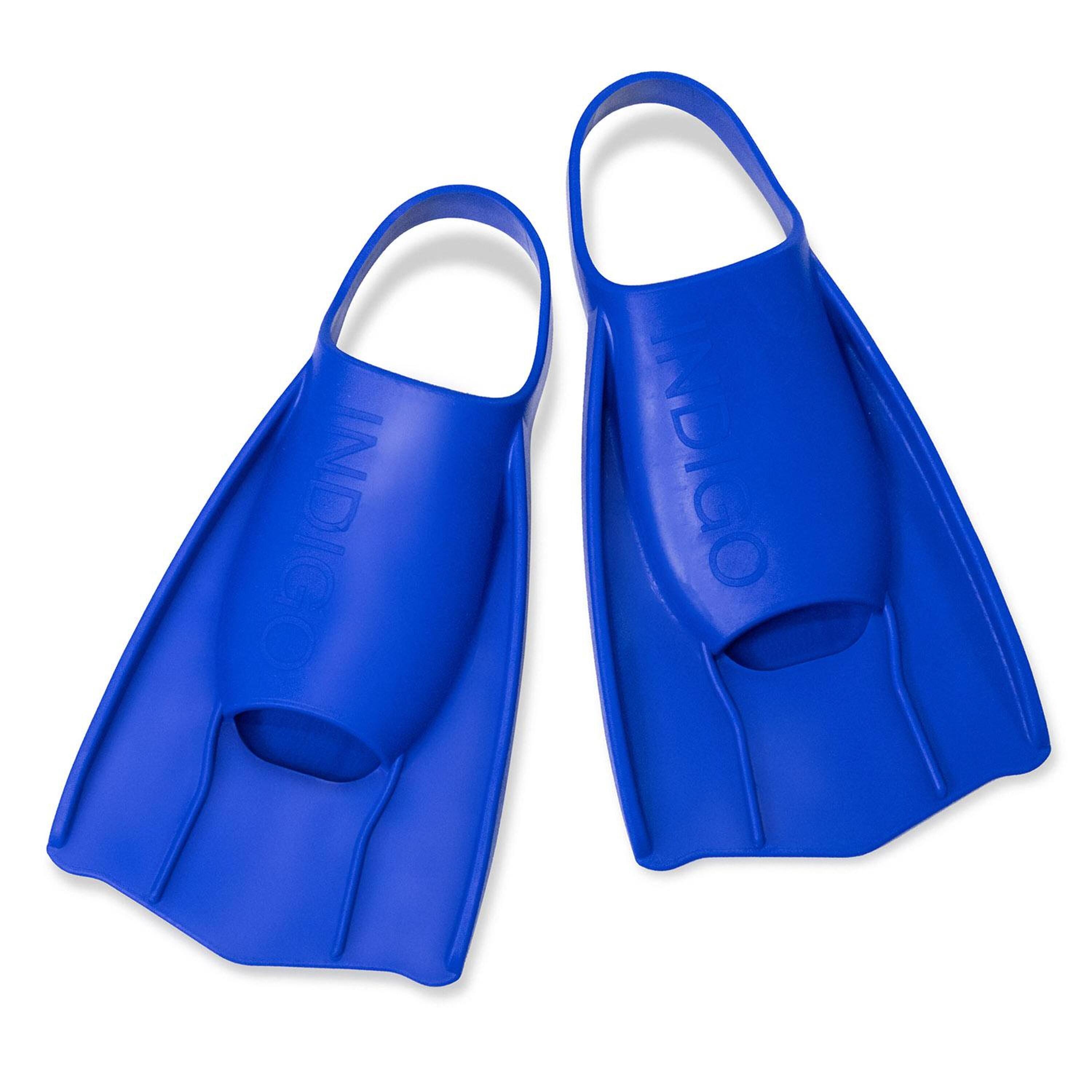 INDIGO SPORTS Aletas de Natación INDIGO de Talón Abierto para Entrenamiento Piscina y Snorkel