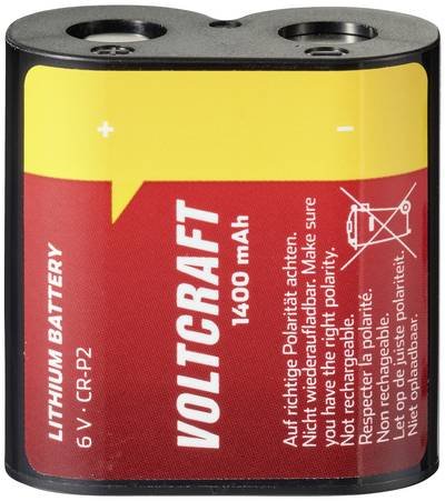 VOLTCRAFT CRP2 Fotobatterie CR-P 2 Lithium 1400 mAh 6 V 1 St.