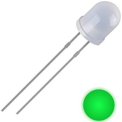 Quadrios 2111O169 LED bedrahtet Grün Rund 5 mm 2500 mcd 30 ° 20 mA 3 V