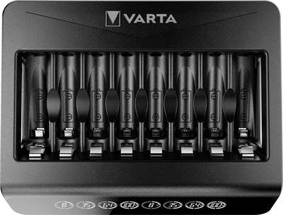 Varta LCD Multi Charger+ Rundzellen-Ladegerät NiMH Micro (AAA), Mignon (AA)