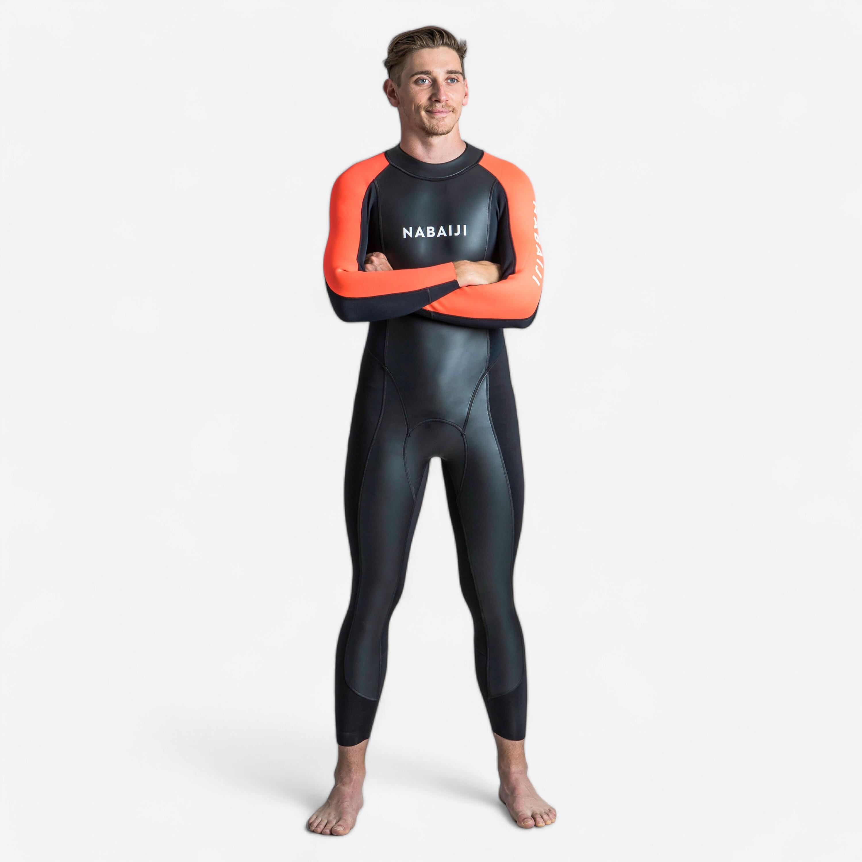 DECATHLON Neopreno Hombre natación aguas abiertas temp. templada 2/2 mm Nabaiji