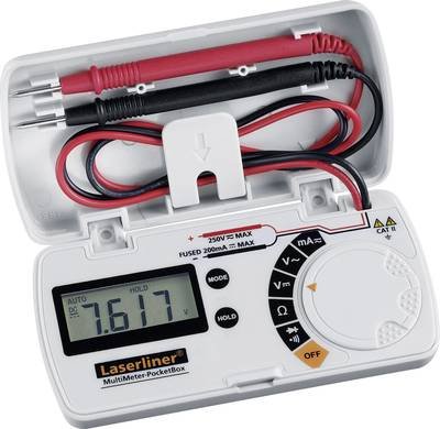 Laserliner Pocket Box Hand-Multimeter digital CAT II 250 V Anzeige (Counts): 1999