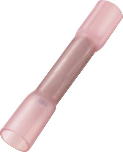 TRU COMPONENTS 739114 Stoßverbinder mit Schrumpfschlauch 0.50 mm² Vollisoliert Rot 50 St.