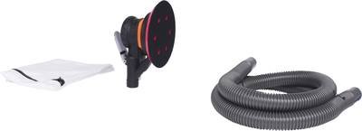 KS Tools 568772 Druckluft-Excenterschleifer mit Staubabsaugung, 240 W, Luftverbrauch 255 l/min.