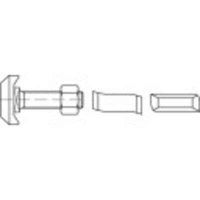 Alstertaler Schrauben & Präzisionsteile 1070245 Hammerkopfschraube M16 60 mm 88950 Edelstahl A4 10 St.