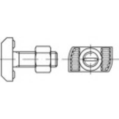 Alstertaler Schrauben & Präzisionsteile 1070237 Hammerkopfschraube M12 50 mm 88941 Edelstahl A4 25 St.