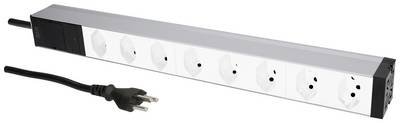 Max Hauri 171380 Steckdosenleiste 19 Zoll Weiß CH-Stecker 1 St.