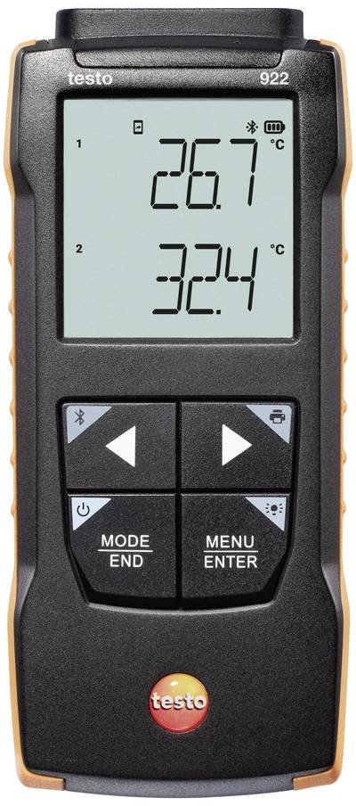 testo 922 Temperatur-Messgerät -50 - +1000 °C Fühler-Typ K