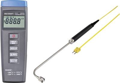 VOLTCRAFT K101 + TP 206 Temperatur-Messgerät Fühler-Typ K