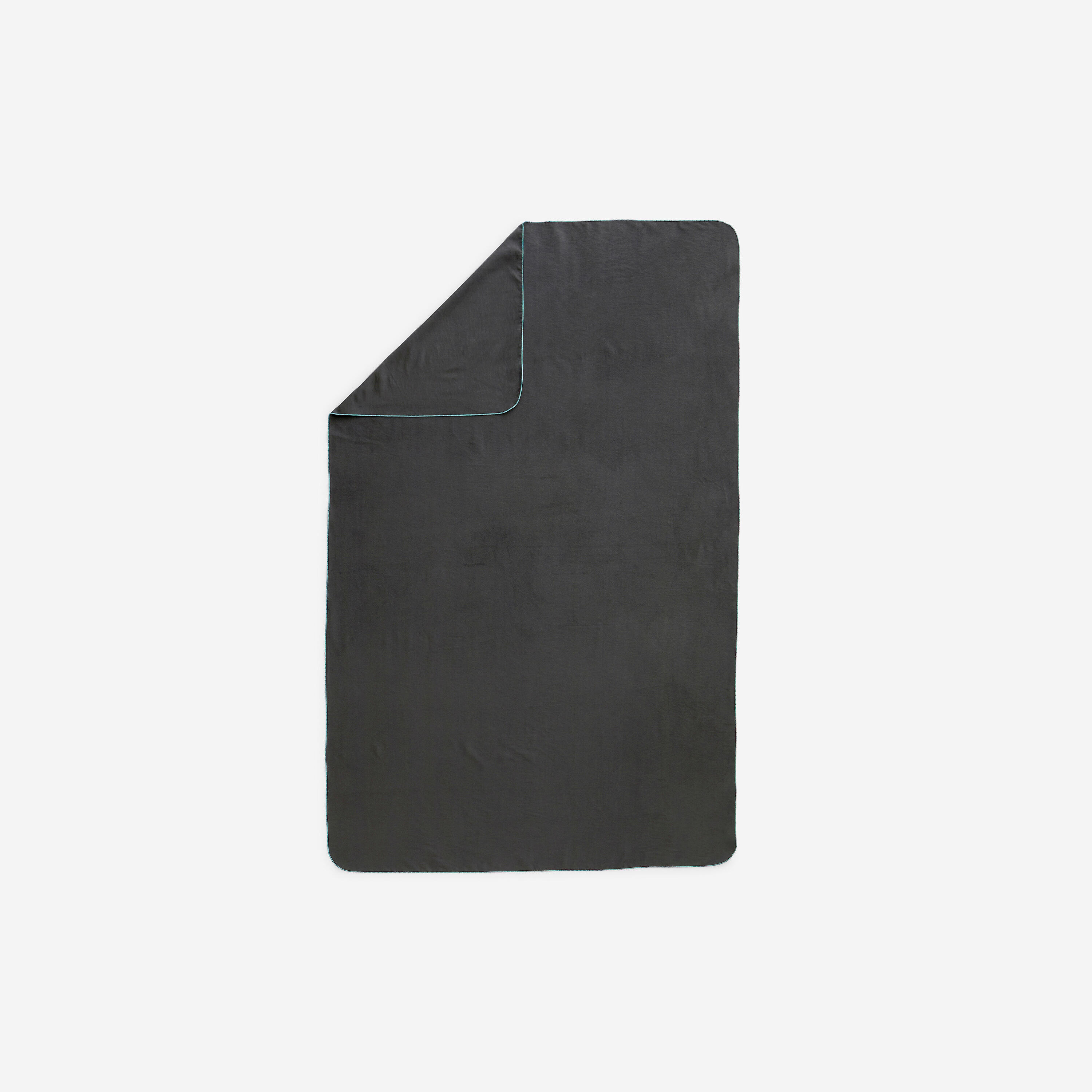 DECATHLON Toalla Microfibra Talla XL 110 x 175 cm Negro