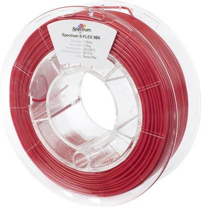 Spectrum Filaments 80528 S-Flex 98A Filament Flexibles Filament flexibel, chemisch beständig, verzugsfrei 1.75 mm 250 g