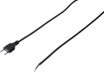 Strom Netzkabel Schwarz 5.00 m Max Hauri 114309