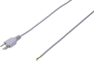 Strom Netzkabel Grau 3.00 m Max Hauri 114326