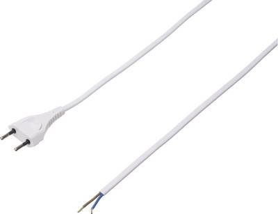 Strom Netzkabel Weiß 5.00 m Max Hauri 114316