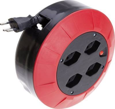 Max Hauri 105222 Kabeltrommel 5.00 m Schwarz