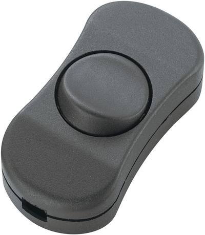 TRU COMPONENTS TC-R13-901 Schnurschalter Schwarz 1 x Aus/Ein 3 A 1 St.