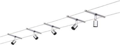 Paulmann Salt 94145 Seil-Komplettsystem GU5.3 50 W LED Chrom (matt)