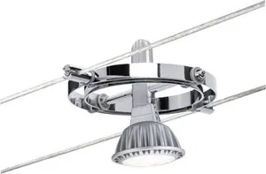 Paulmann Cardan 94144 Seil-Basissystem GU5.3 40 W LED Chrom, Chrom (matt)