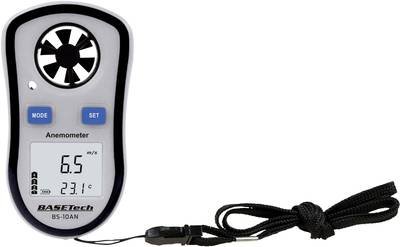 Basetech BS-10AN Anemometer 0.1 bis 30 m/s mit Temperaturmessfunktion