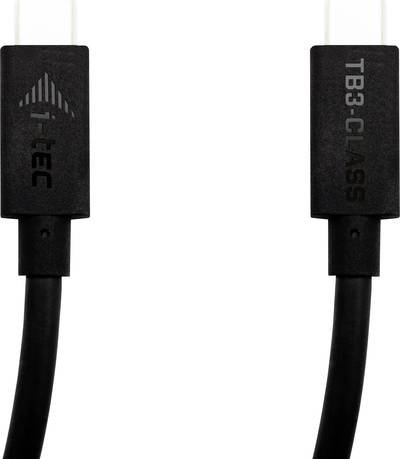 i-tec USB-C® Kabel Thunderbolt™ 3 USB-C® Stecker 1.50 m Schwarz TB3CBL150CM