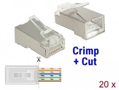 Delock RJ45 Netzwerk Adapter 0 m Transparent