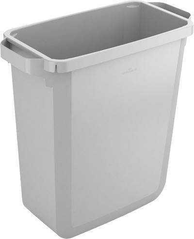 Wertstoffsammler 60l H600xB590xT282mm grau o.Einwurfklappe o.Deckel DURABLE