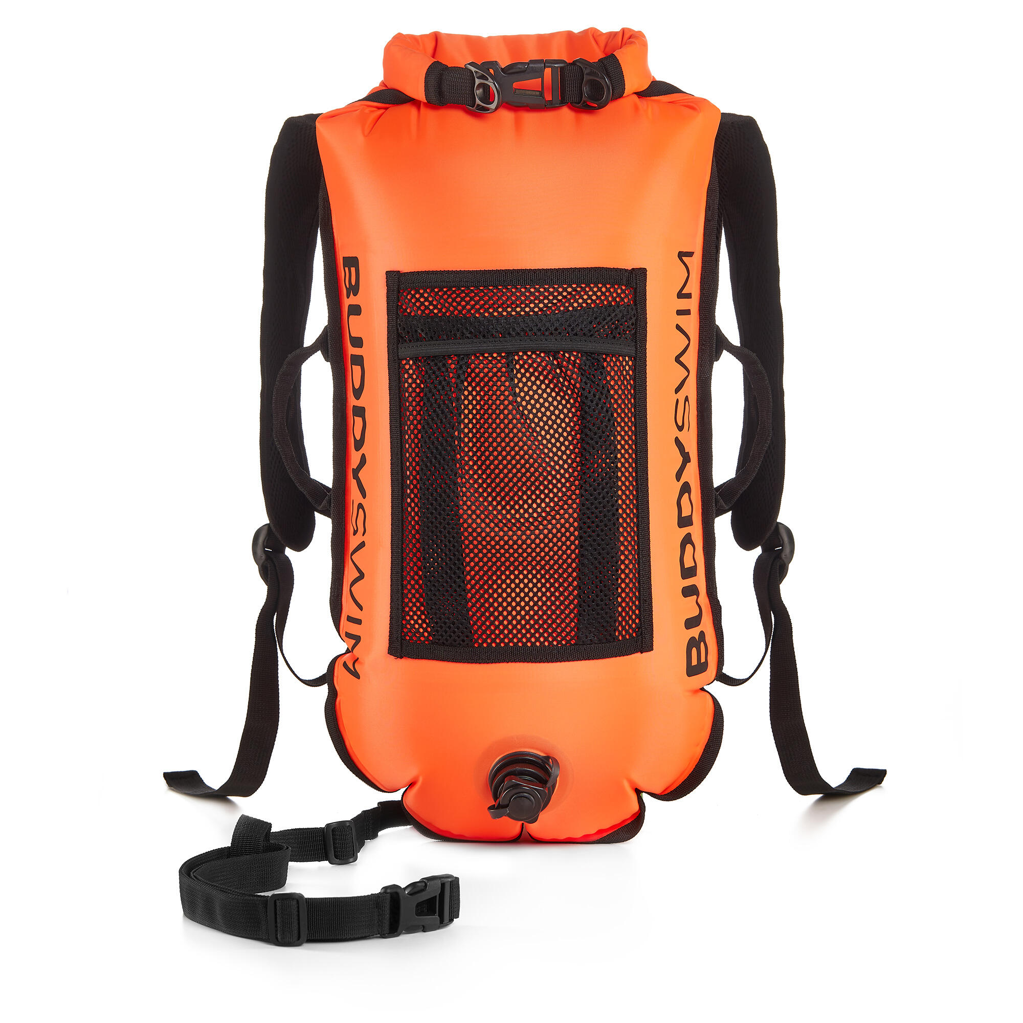 BUDDYSWIM Boya de Seguridad con Espaldera Desmontable tipo Mochila BUDDYSWIM 28L
