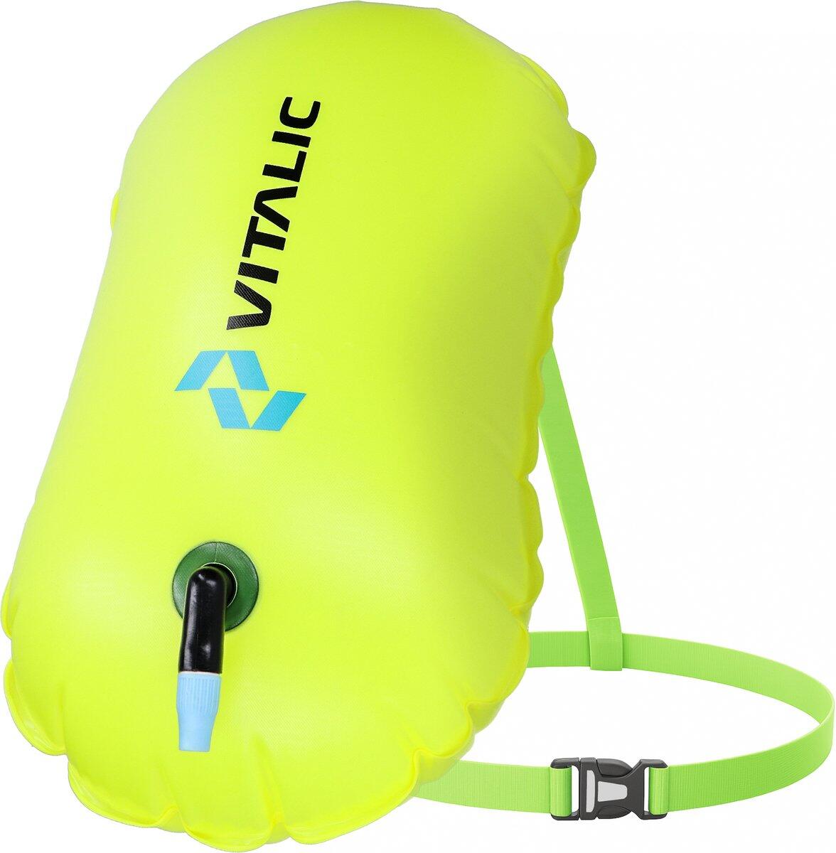 VITALIC Boya de Natación VITALIC Amarilla – Seguridad y Visibilidad Agua Abierta