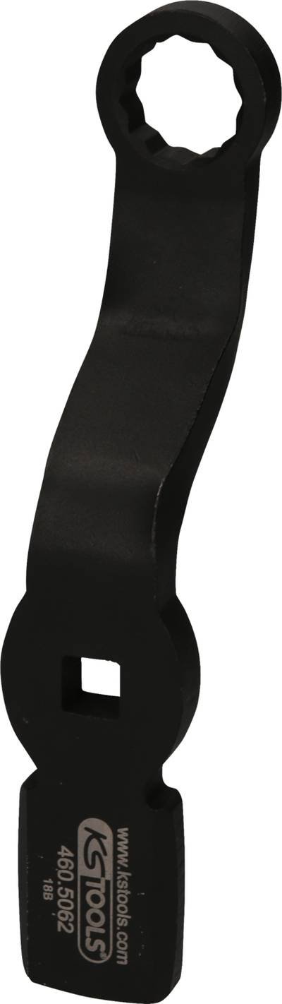 KS Tools 460.5062 1/2" Schlag-Zwölfkant-Schlüssel mit 2 Schlagflächen, 24mm