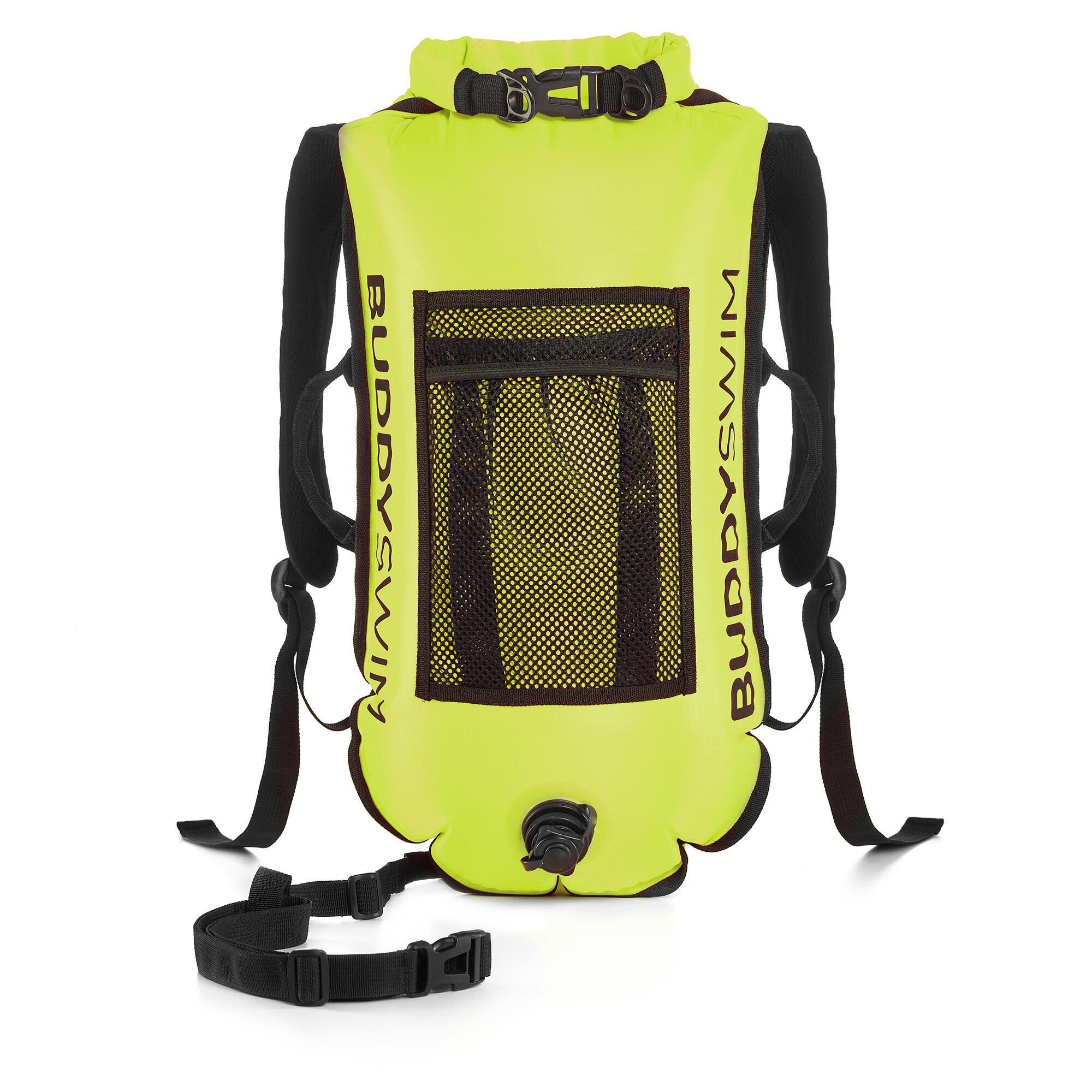 BUDDYSWIM Boya de Seguridad con Espaldera Desmontable tipo Mochila BUDDYSWIM 28L