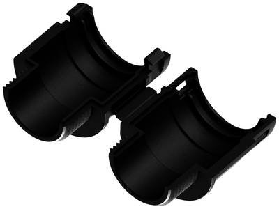 Fränkische Rohrwerke 4910303000 Verschraubung 44 mm Schwarz 10 St.
