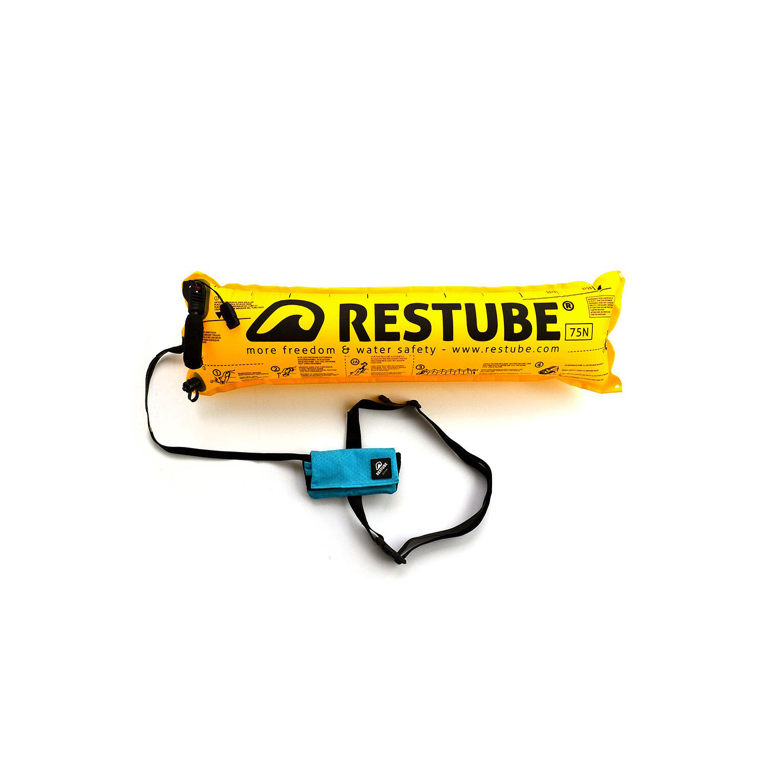 RESTUBE Restube active | Boya hinchable para natación, triatlón y stand-up paddle