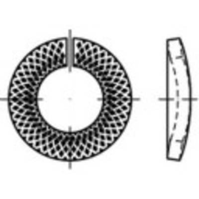 Sperrkantringe 8 mm 14.8 mm Edelstahl 1000 St. TOOLCRAFT 1069913