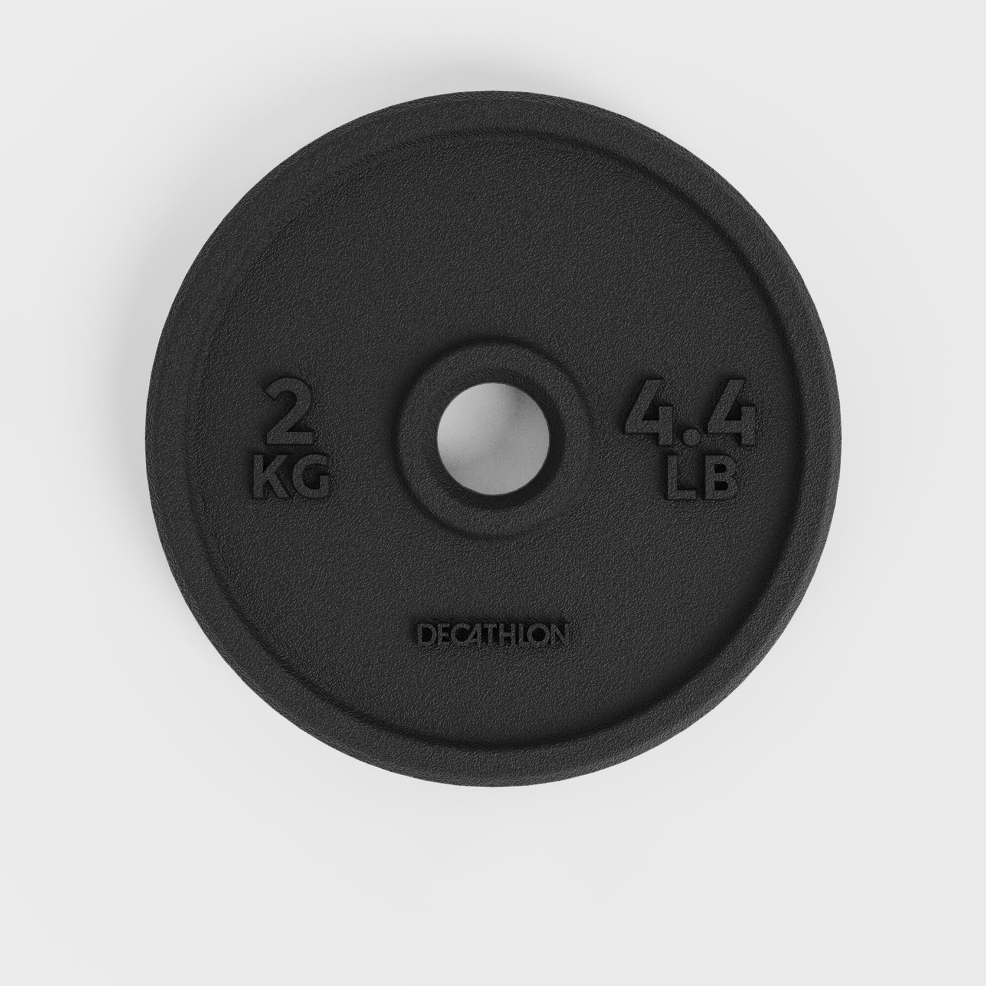 CORENGTH Disco Musculación 28 mm Hierro Reciclado 80 % 2 kg