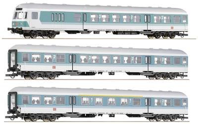 Roco 6200034 Roco 6200034 H0 3er-Set 1: Nahverkehrswagen der DB AG 1./2. Klasse ABn 417.0, 2. Klasse Bn 447, Steuerwagen