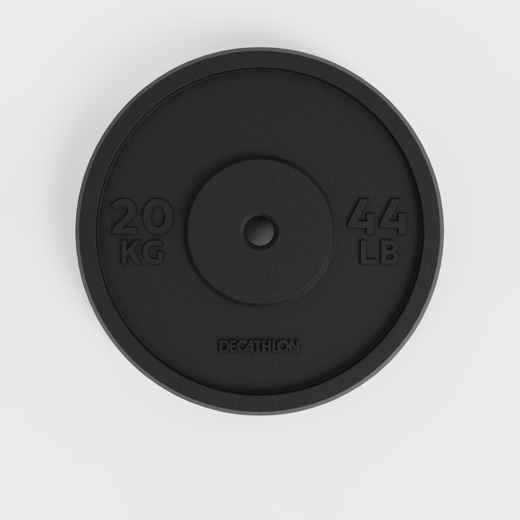 CORENGTH Disco Musculación 28 mm Hierro Parcialmente Reciclado 20 kg