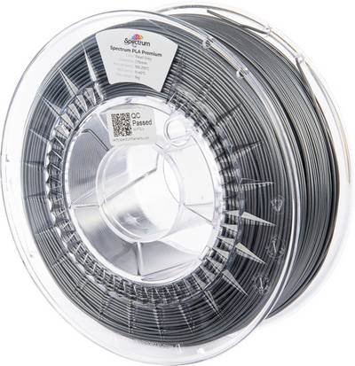 Spectrum Filaments 80851 PLA Premium Filament PLA hohe Zugfestigkeit 1.75 mm 1000 g Perlgrau, Pearl Grey 1 St.