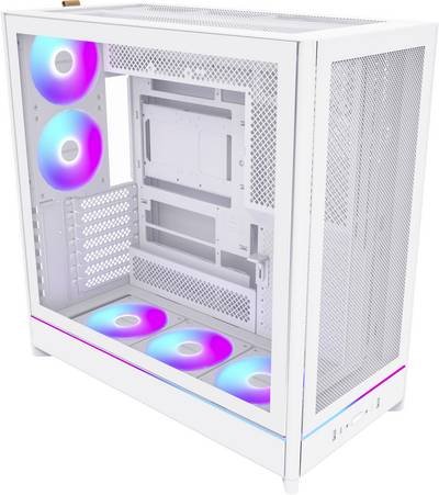 MONTECH MONTECH - HS01 PRO weiß Tempered Glass - Midi/Minitower Midi-Tower Gehäuse, Gaming-Gehäuse, PC-Gehäuse Weiß