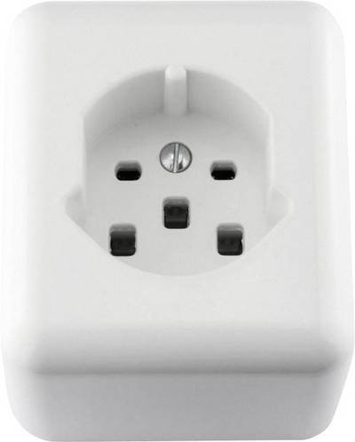 MICA 1fach Einsatz Steckdose Mica Weiß 132493 1 St.