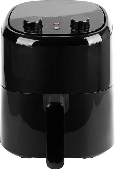 EMERIO AF-130646 Heißluft-Fritteuse 2.2 l 1000 W BPA-frei, Timerfunktion Schwarz