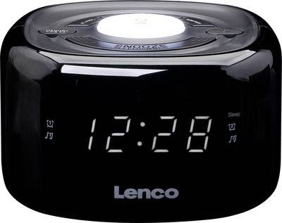 Lenco CR-12BK Radiowecker Schwarz