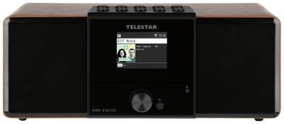 Telestar DIRA S 32i CD CD-Radio DAB+, UKW, Internet DLNA, WLAN, USB, CD, Bluetooth®, Internetradio Inkl. Fernbedienung