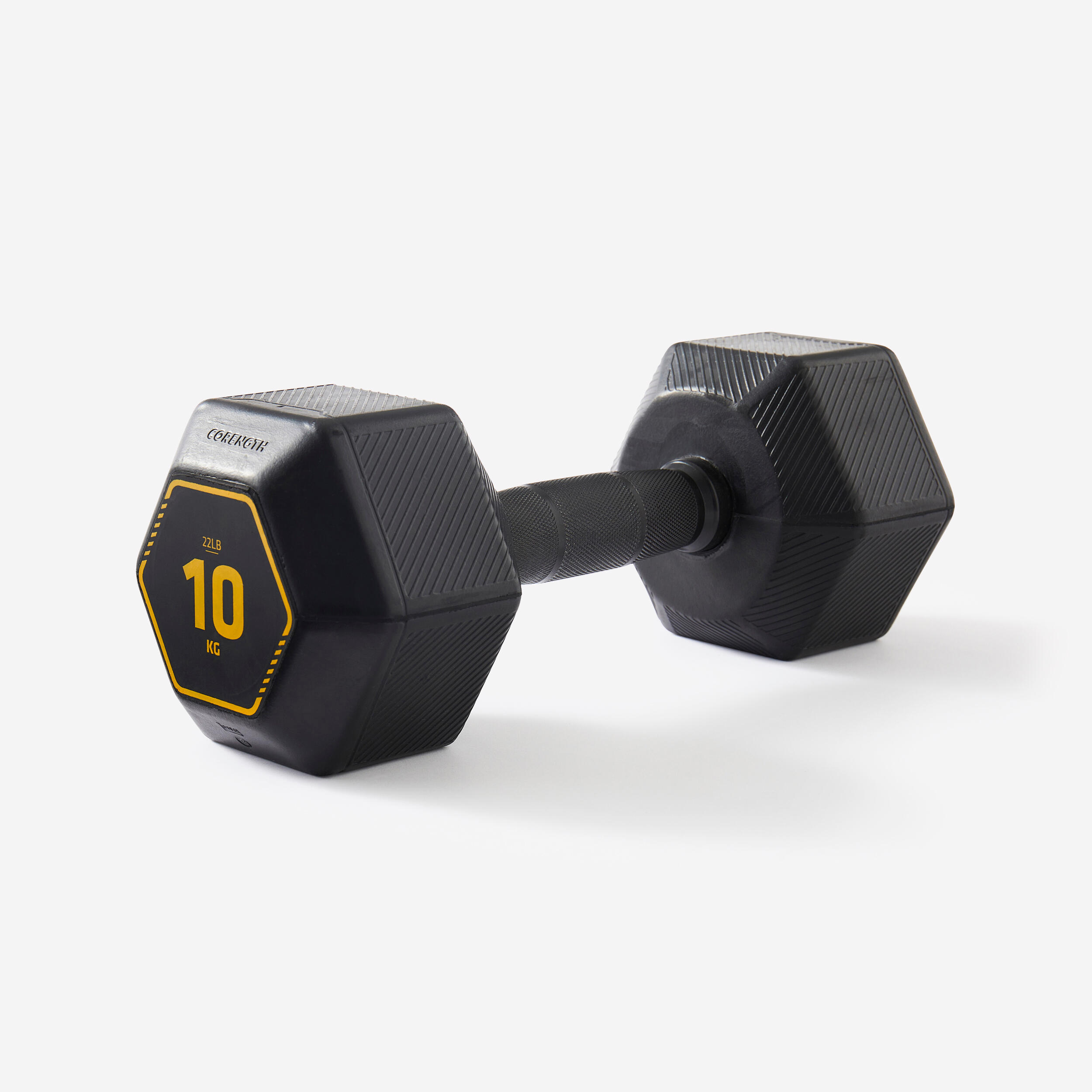 CORENGTH Mancuerna 10 kg hexagonal dumbbell musculación cross training Corength