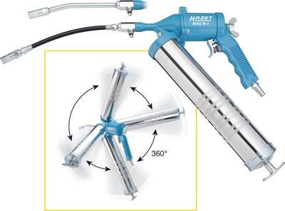 Hazet 9042N-1 Druckluft-Fettpresse 6.3 bar