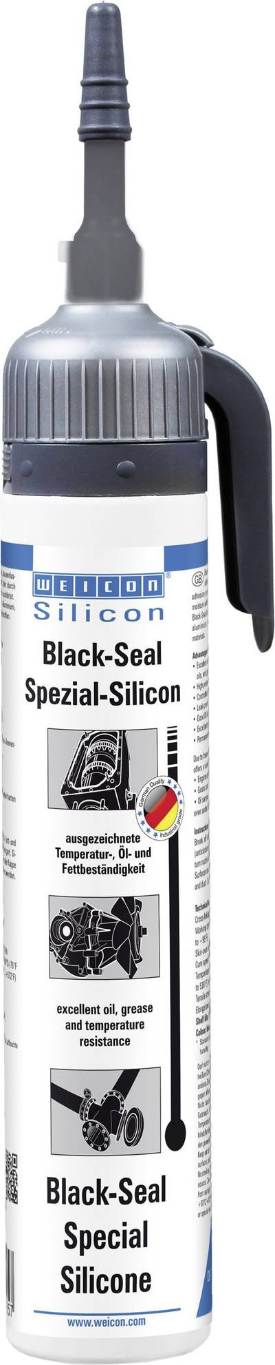 WEICON Black Seal Spezial-Silikon Herstellerfarbe Schwarz 10000763 200 ml